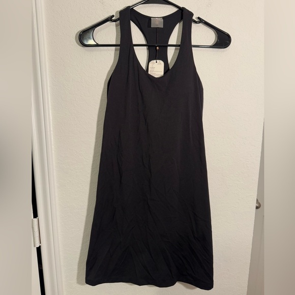 Calia Energize Large Pure Black Tank Top Exercise Mini Dress NWT Womens Size XS - Picture 2 of 11
